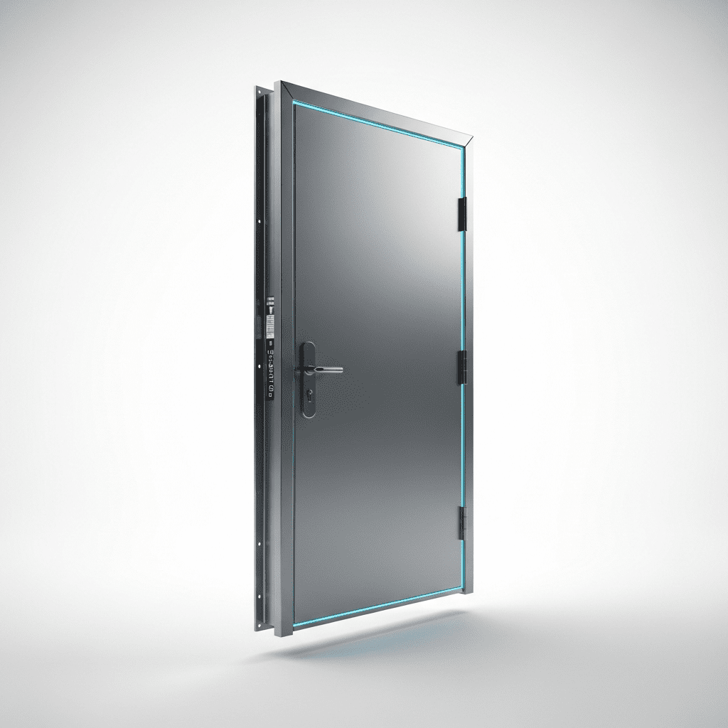 Hollow metal doors and frames example