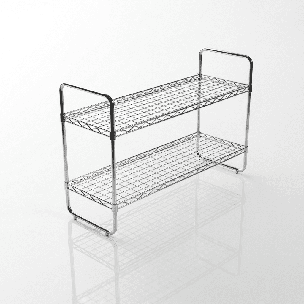 Wire shelving example