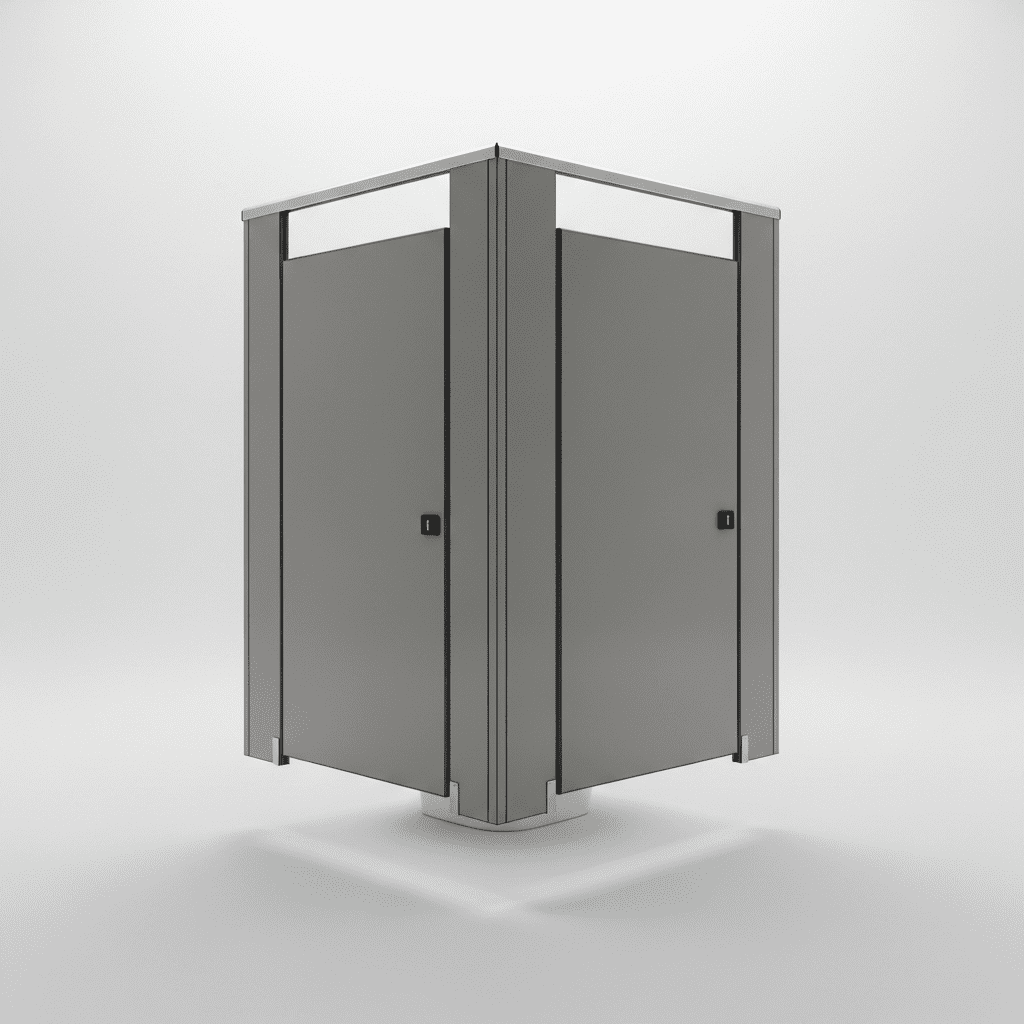 Toilet partitions example