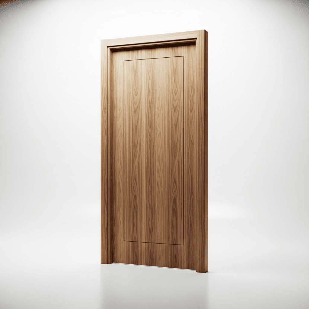 Wood doors and frames example
